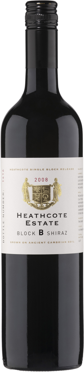 Heathcote Estate Single Block Release Block B Shiraz 2008